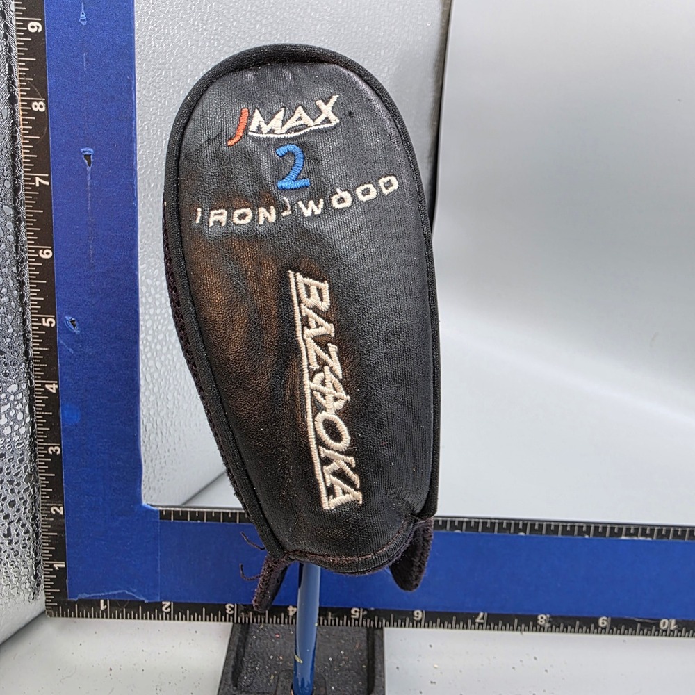 Tour Edge Bazooka JMAX 2 Iron Wood Headcover Black Hybrid Utility Golf Club